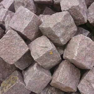 Red Granite Cobble Stone