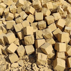 Yellow Sandstone Cobble