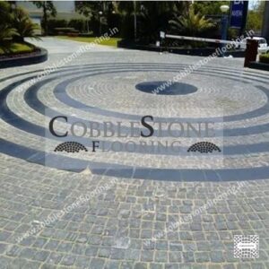 Dark Grey Cobble Stone Landscape Flooring
