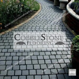 Lime Black Handcut Landscape Cobble Stone Flooring